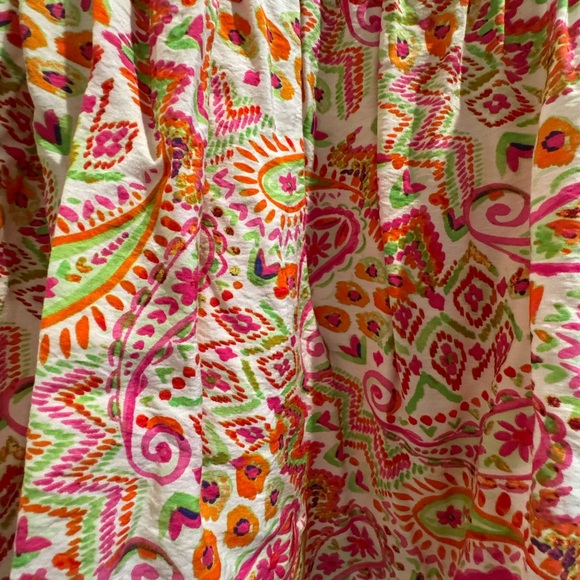 Colorful Paisley Ruffle Dress - Picture 2 of 8